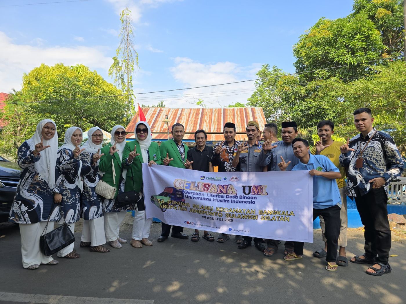 Perpustakaan UMI Gerakkan Literasi Desa Lewat GELISANA : Dari Buku Menuju Perubahan
