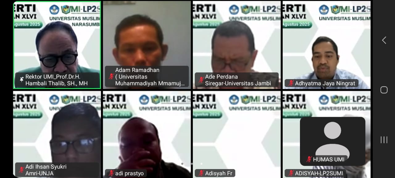 Rektor UMI Buka Pelatihan Pekerti Angkatan XLVI, Tegaskan Komitmen Profesional dan Unggul