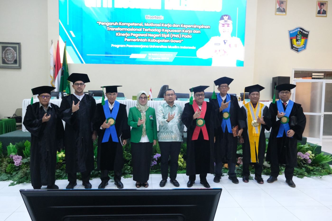 Resmi Jadi Alumni S2 dan S3, Bupati Gowa Raih Gelar Doktor di UMI