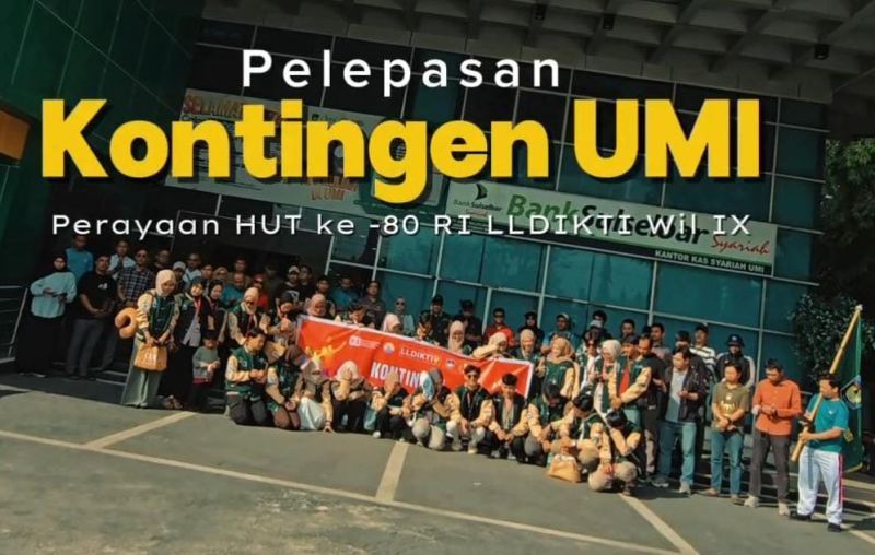 Rektor UMI Lepas Kontingen Ikuti Peringatan HUT ke-80 RI Lldikti 9 di Palopo: Junjung Sportivitas, Raih Prestasi, dan Jaga Kebersamaan
