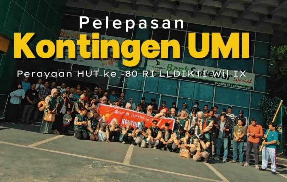 Rektor UMI Lepas Kontingen Ikuti Peringatan HUT ke-80 RI Lldikti 9 di Palopo: Junjung Sportivitas, Raih Prestasi, dan Jaga Kebersamaan