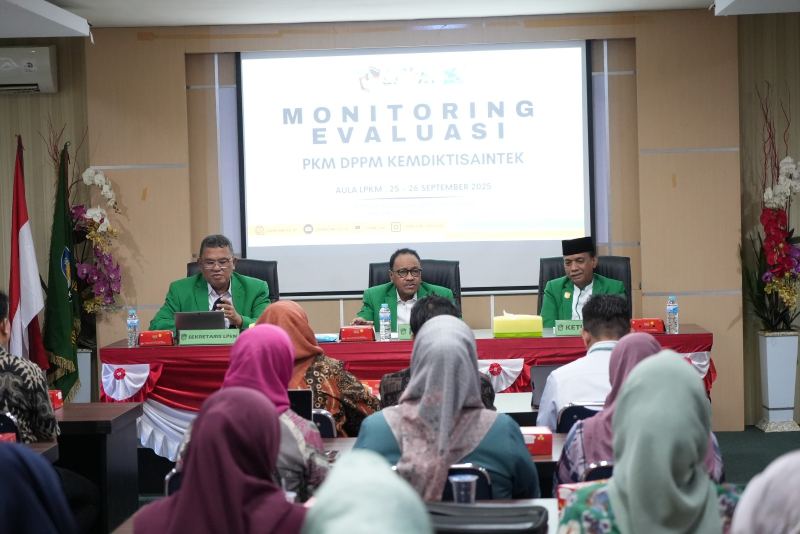 LPkM UMI Gelar Monitoring Dan Evaluasi PKM DPPM Kemdiktisaintek RI