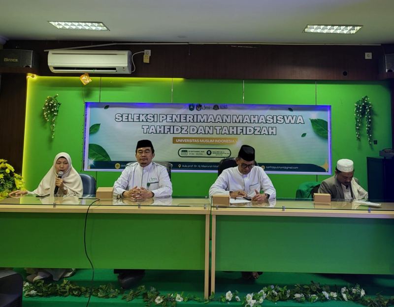 UMI Gelar Seleksi Penerimaan Mahasiswa Tahfizh Tahfizhah TA. 2025/2026