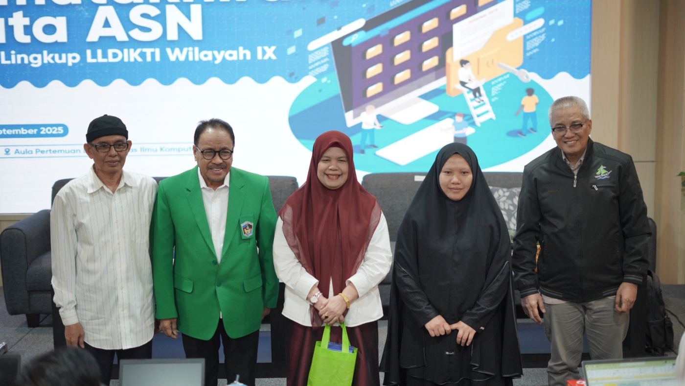 UMI Tuan Rumah Pemutakhiran Data ASN LLDIKTI IX, Rektor UMI: Data ASN Fondasi Strategis Pengembangan SDM
