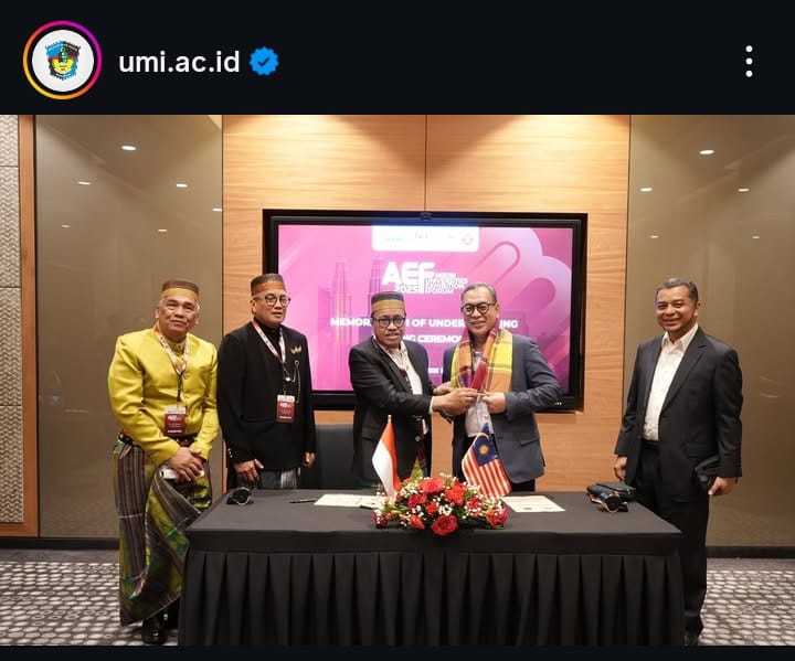 UMI dan Universiti Malaya Tandatangani Riset Multitahun di AEF 2025 Malaysia