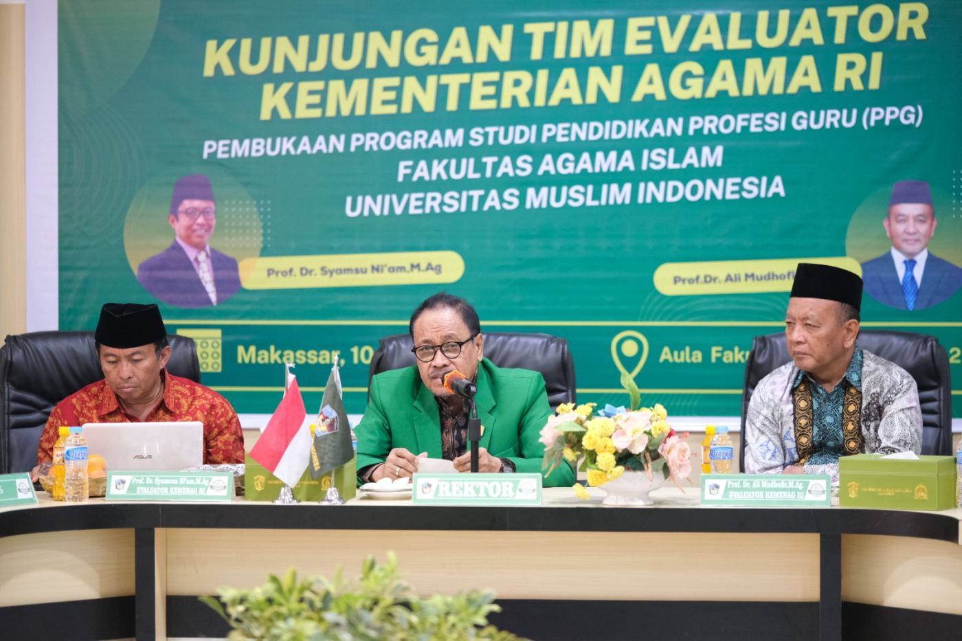 FAI UMI Mantapkan Kesiapan Pembukaan Program Studi PPG, Tim Evaluator Kemenag RI Lakukan Evaluasi Lapangan
