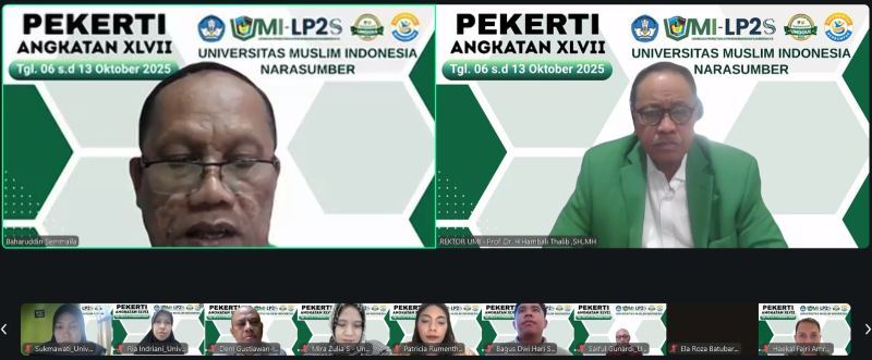 LP2S UMI Kembali Gelar Pelatihan PEKERTI Nasional Angkatan 47 : Wujud Komitmen Meningkatkan Kompetensi Dosen Indonesia