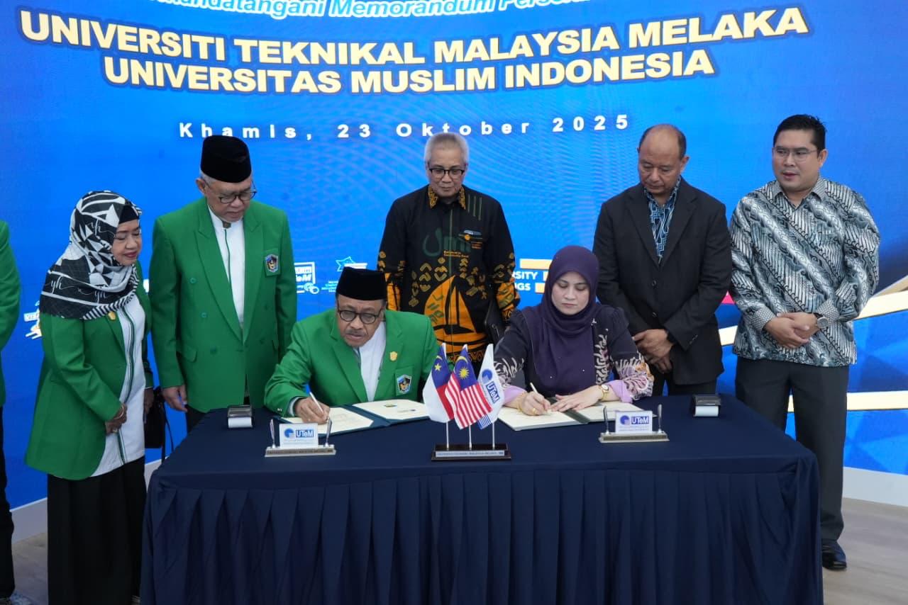 UMI–UTeM Malaysia Resmi Jalin MoU : Sinergi Penguatan Teknologi dan Kemelayuan