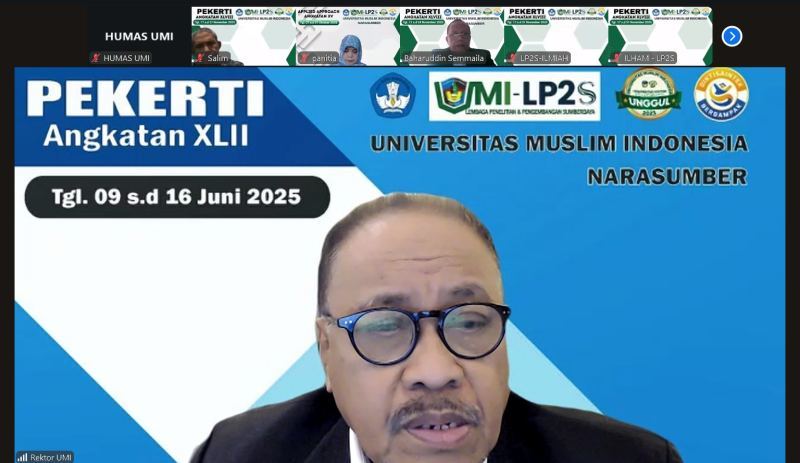 LP2S UMI Gelar Pelatihan Pekerti Angkatan XLVIII, Hadirkan 81 Peserta dari 52 Perguruan Tinggi