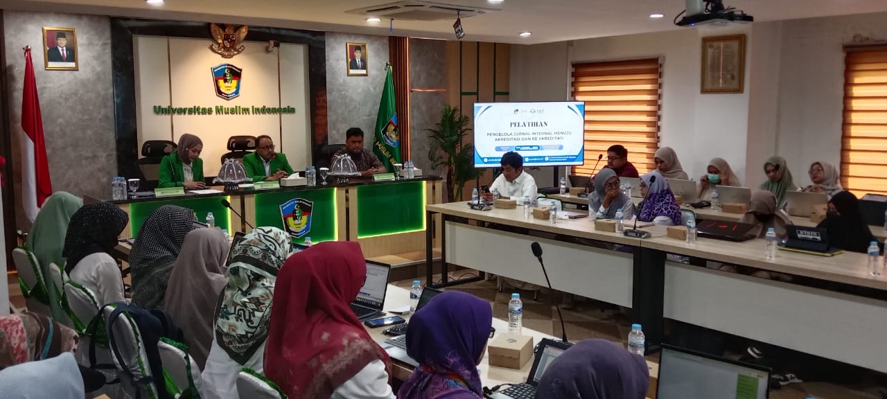 Pendampingan 86 Pengelola Jurnal Menuju Akreditasi dan Reakreditasi, PJP UMI Gelar Pelatihan Pengelolaan Jurnal Internal
