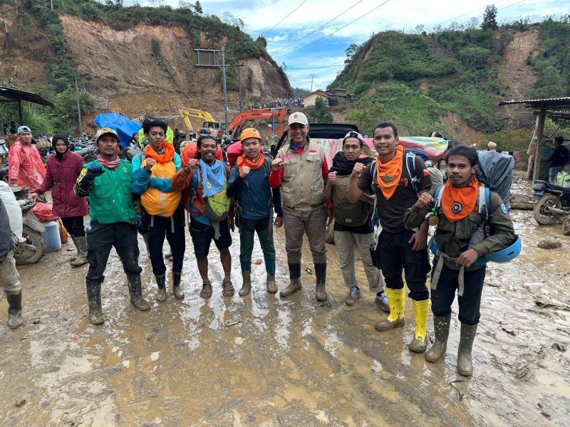 Susul Relawan UMI di Lokasi Bencana Sebelumnya, Rombongan MAPALA UMI Tiba di Lhokseumawe