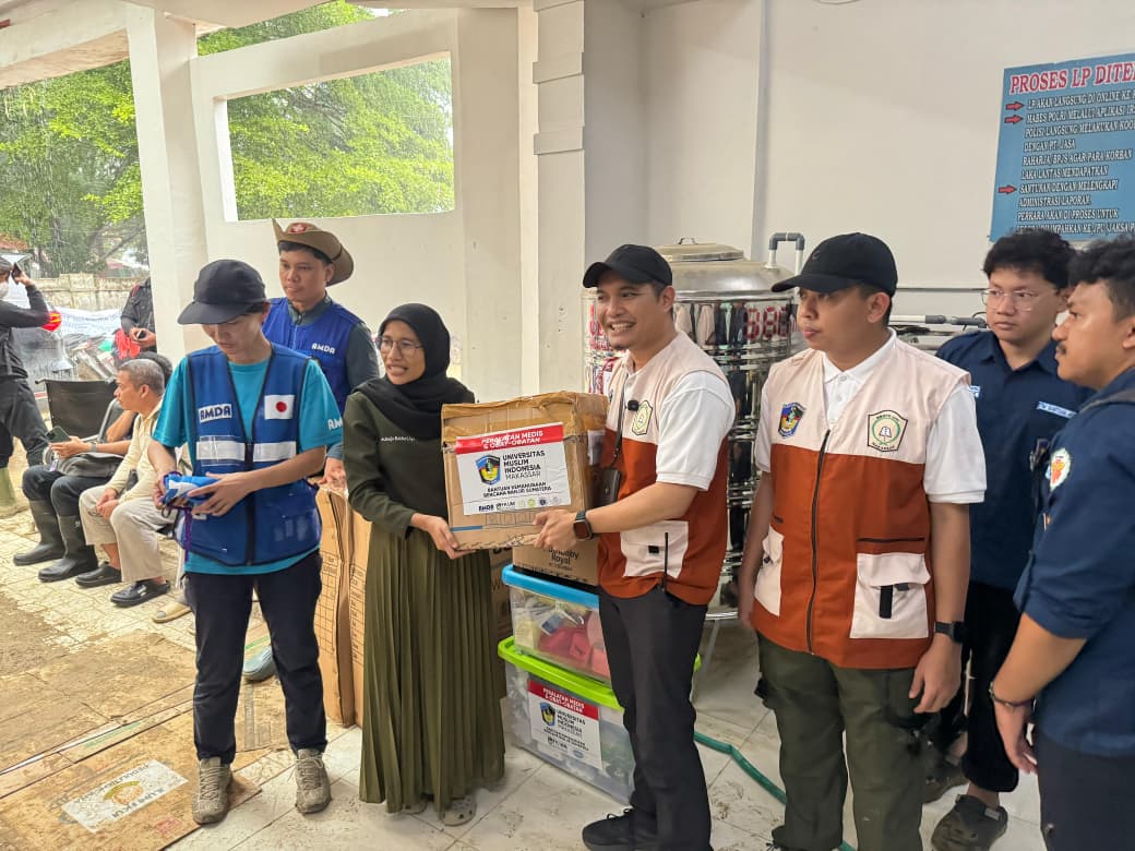 UMI Makassar Implementasikan Program Kampus Berdampak di Medan Bencana, Salurkan Obat dan Perlengkapan Medis di Aceh Tamiang