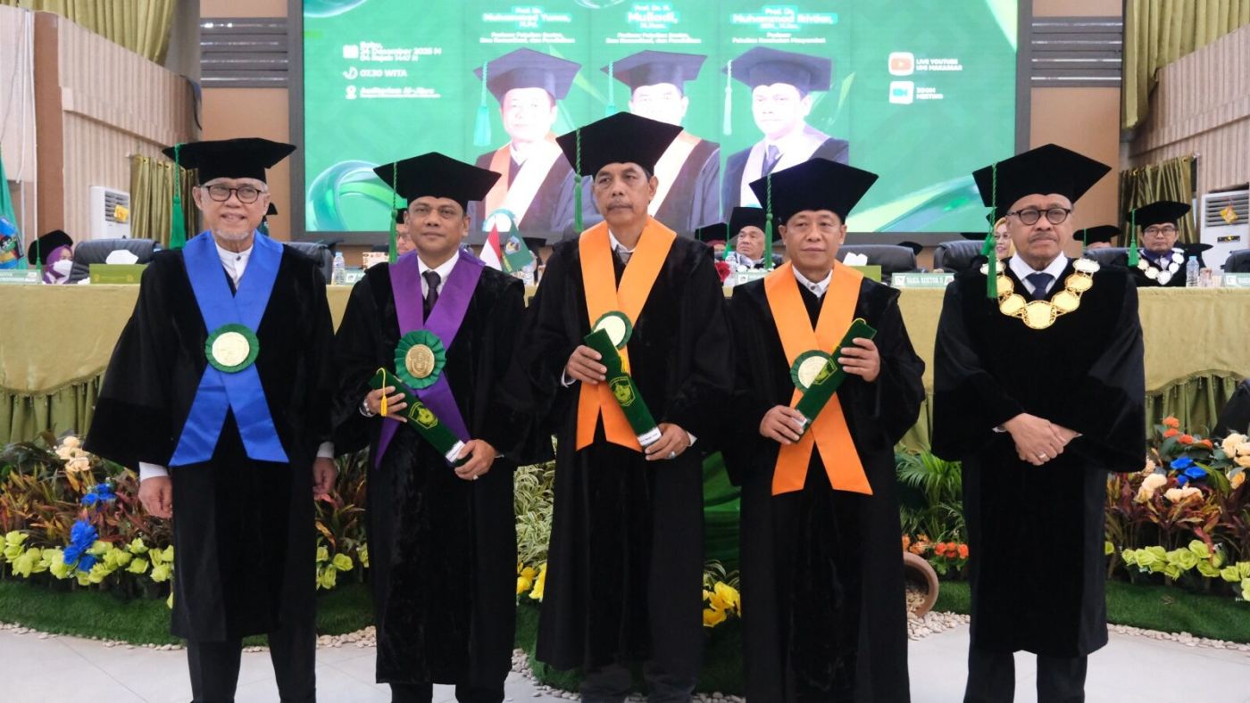 UMI Kembali Kukuhkan Profesor, 2 dari FSIKP dan 1 dari FKM