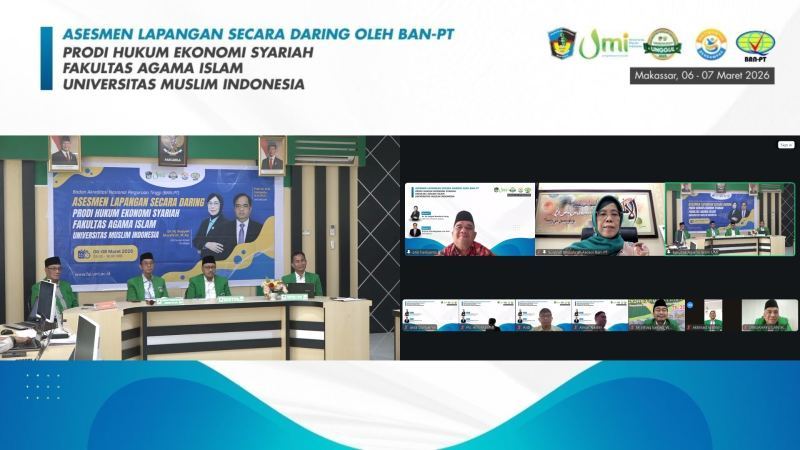 Prodi HES FAI UMI Jalani Asesmen Lapangan Daring, Penguatan Mutu Jadi Fokus Utama