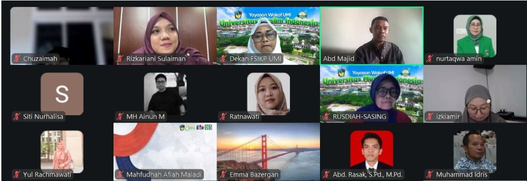 Siapkan Lulusan Hadapi Dunia Kerja, FSIKP UMI Gelar Pelatihan Penyusunan RPS Berbasis OBE