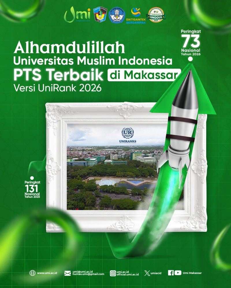 UniRank 2026 Catat Lonjakan UMI ke Peringkat 73 Nasional, Melompat 58 Peringkat dari Tahun Sebelumnya