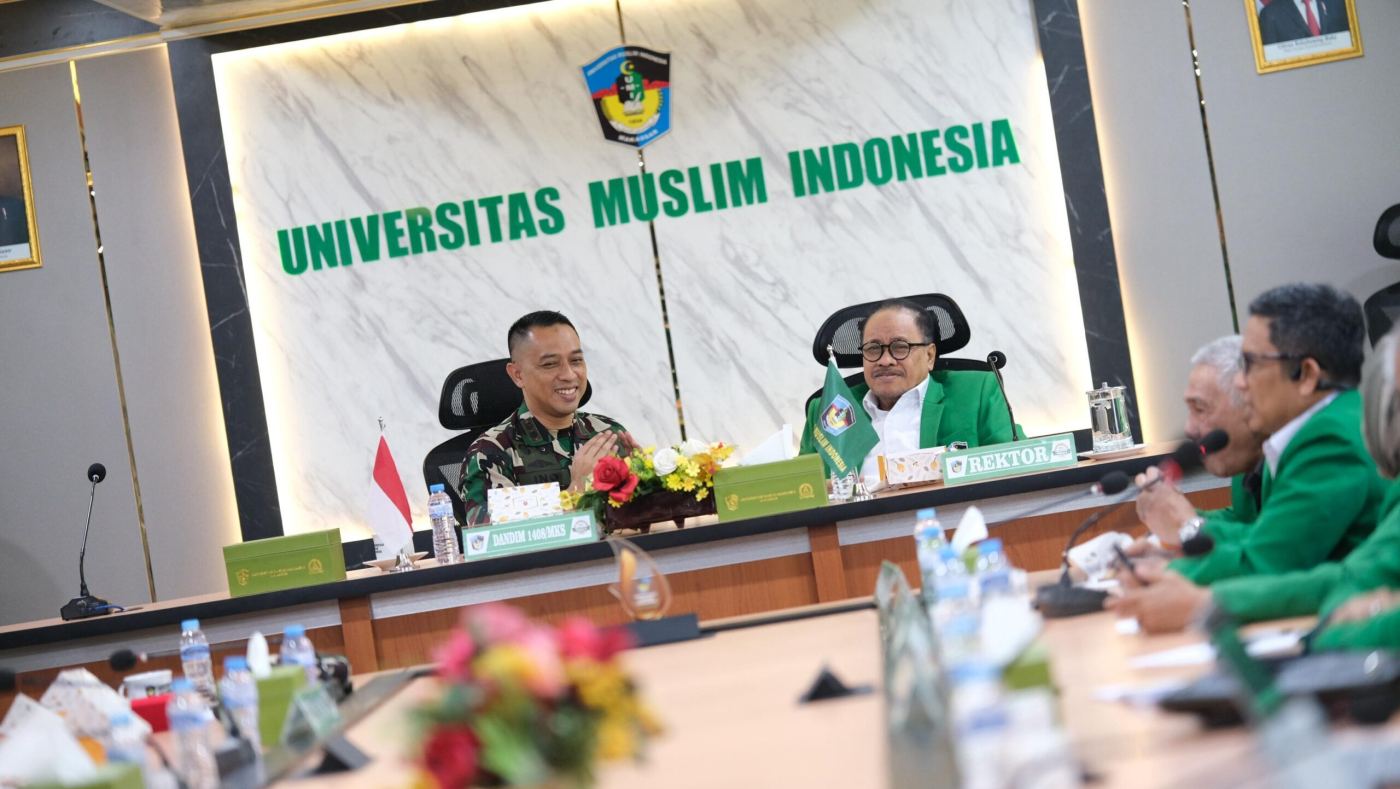 Silaturahmi Dandim 1408/Makassar di UMI, Perkuat Kolaborasi dan Buka Peluang Studi Lanjut bagi Prajurit TNI