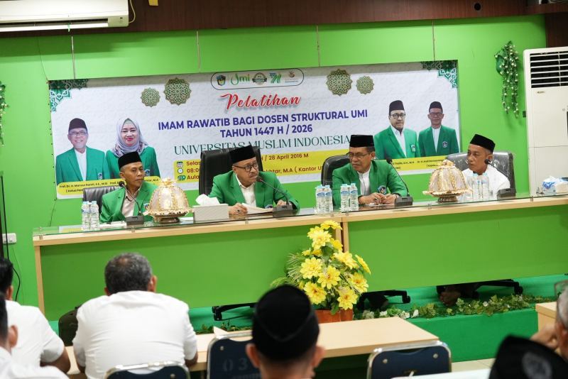Prof. Hambali Thalib: Dosen UMI Harus Siap Jadi Imam di Kampus dan di Tengah Masyarakat