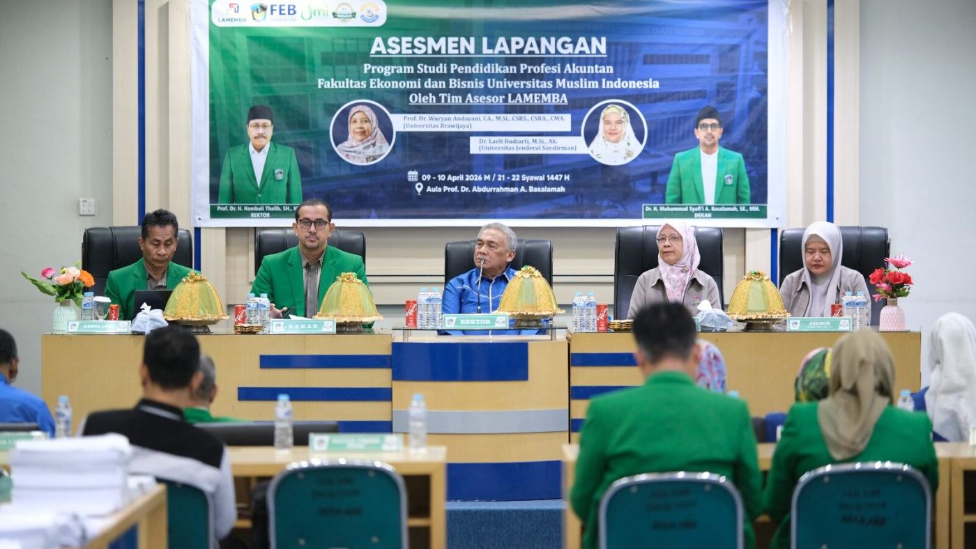 PPAk FEB UMI Jalani Asesmen Lapangan LAMEMBA, Perkuat Komitmen Mutu dan Daya Saing
