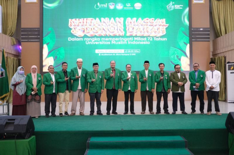 Rangkaian Milad ke 72, UMI Berdampak Melalui Khitanan Massal dan Donor Darah