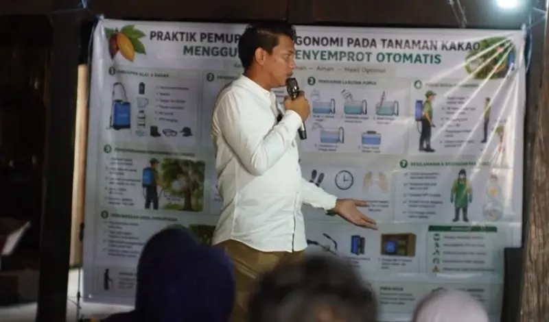 Petani Kakao Bantaeng Dikenalkan Pompa Pupuk Elektrik, Dorong Pertanian Lebih Efisien dan Efektif