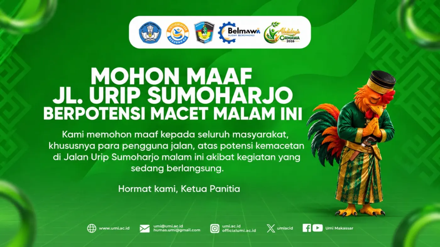 UMI Mohon Maaf kepada Warga Makassar: Kami Ingin Menjadi Tuan Rumah yang Baik, Tanpa Mengurangi Kenyamanan Masyarakat