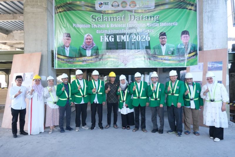 Topping Off Tower FKG UMI 2026 Diwarnai Zikir dan Doa Bersama
