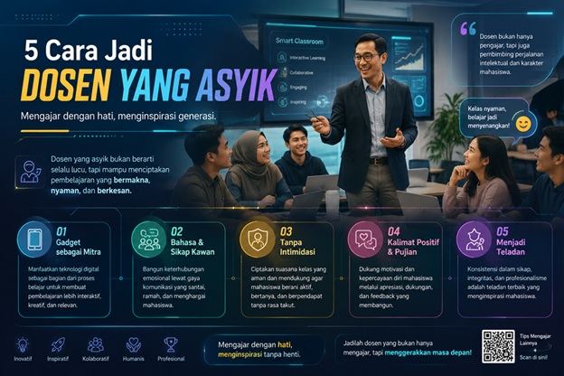 Menjadi Dosen yang “Asyik”: Antara Kedekatan, Keteladanan, dan Profesionalisme (Andi Aladin, Fasilitator Pelatihan Pekerti – LP2S UMI)