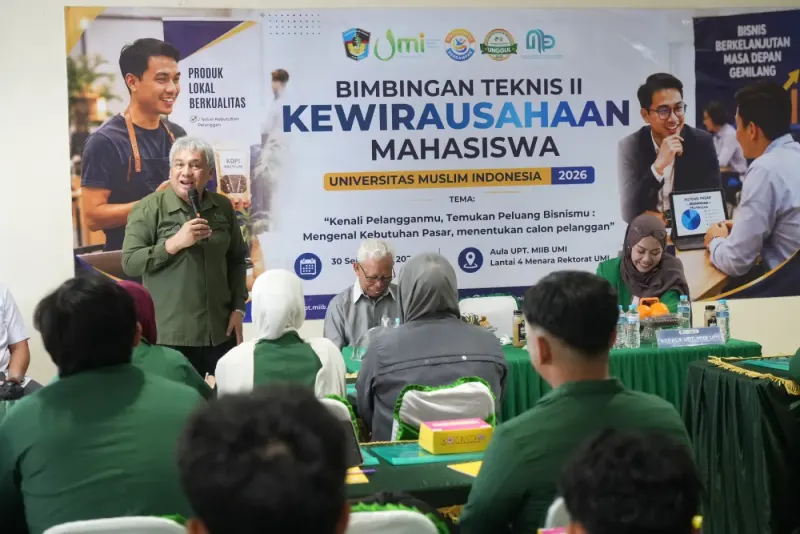 UMI Cetak Mahasiswa Pencipta Solusi, Prof. Dirgahayu: Kewirausahaan Bukan Sekadar Berdagang