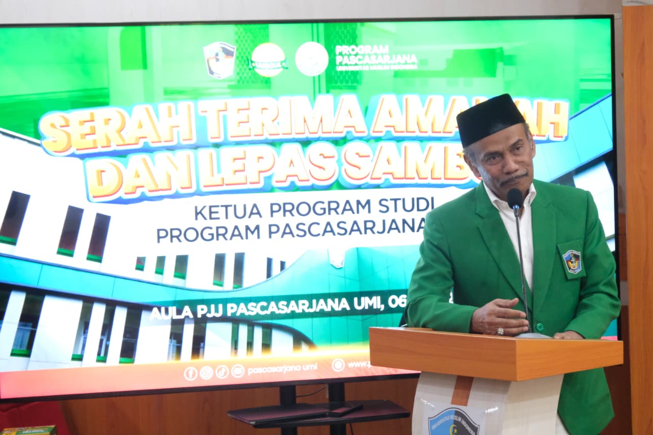 Prof La Ode Husen: Pemimpin PPS UMI Wajib Hidupkan Nilai 4I dalam Setiap Pengabdian