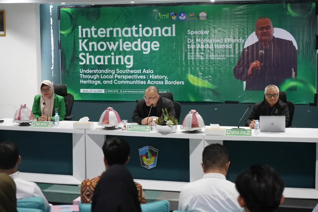 Internasional Knowledge Sharing Bersama Akademisi Singapura: UMI–NUS Terus Perkuat Kolaborasi Riset Kebudayaan Asia Tenggara