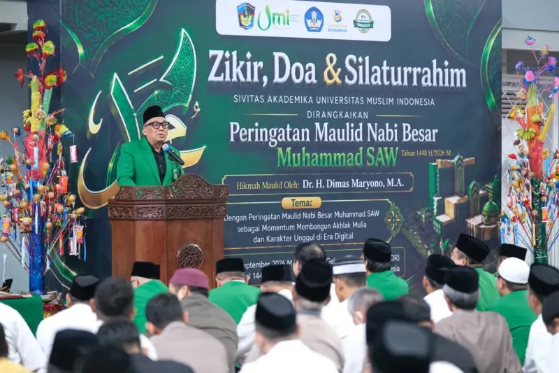 Maulid Nabi di UMI, Keteladanan Rasulullah Didorong Menjadi Budaya Kerja