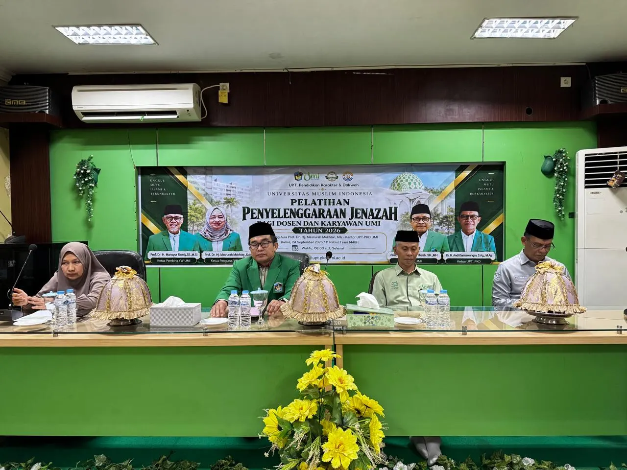 UMI Gelar Pelatihan Penyelenggaraan Jenazah, Rektor: Bentuk Kepedulian dan Tanggung Jawab Keumatan