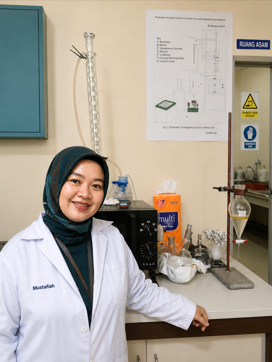 Penelitian Dosen Teknologi Industri FTI UMI tentang Ekstraksi Minyak Pala Indonesia, Lebih Hemat 40 Persen