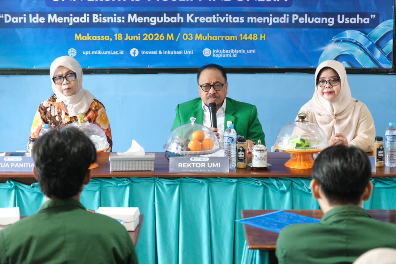 Dari Kampus ke Dunia Usaha, Rektor UMI Dorong Lahirnya Entrepreneur Muda