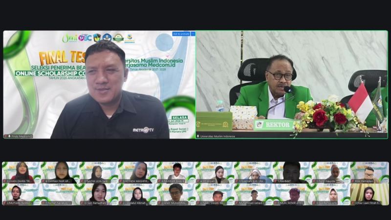 Persaingan Ketat Beasiswa OSC 2026 di UMI, Rektor: Tunjukkan Integritas, Bukan Sekadar Kepintaran