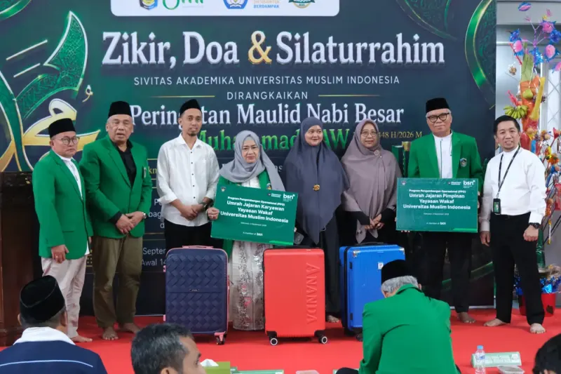 BSN Perkuat Kemitraan dengan UMI, 9 Kendaraan Operasional hingga Program Umrah Diserahkan untuk Keluarga Besar Kampus