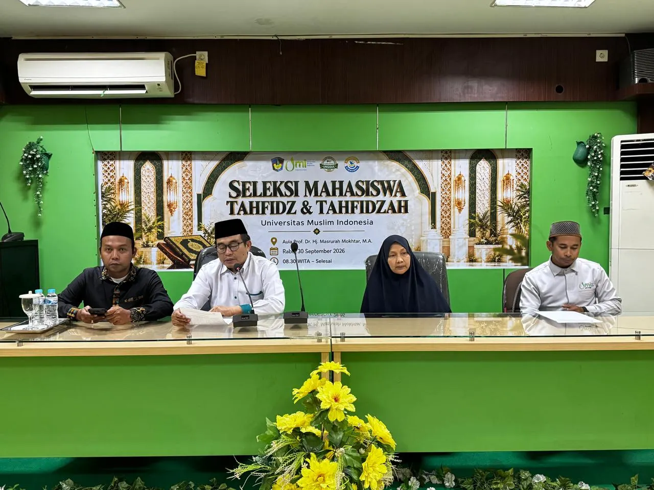 Wakil Rektor IV UMI Buka Seleksi Calon Hafizh/Hafizhah UPT PKD, 36 Mahasiswa Ikuti Seleksi