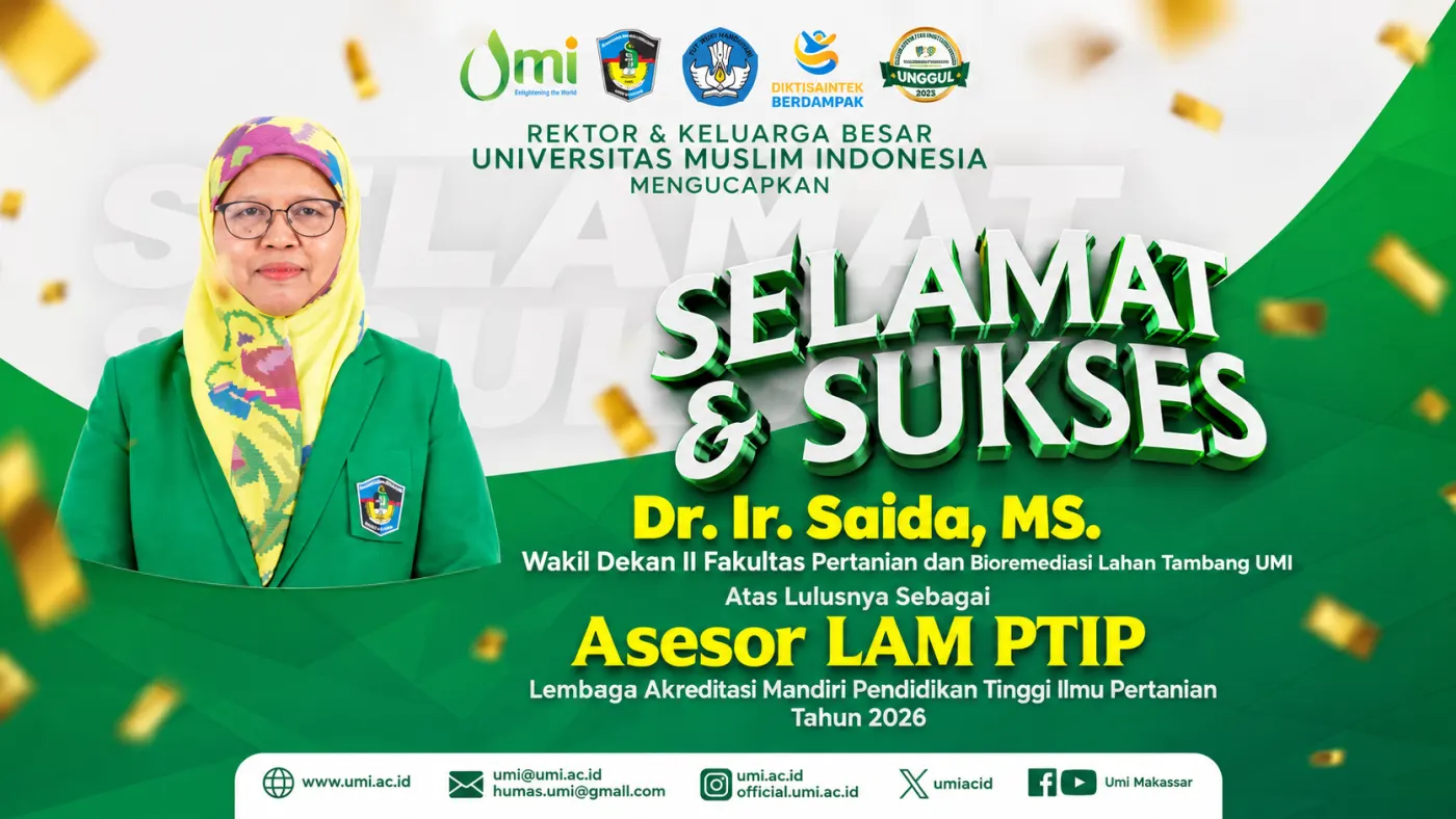 Kembali Ukir Prestasi, Dosen UMI Jadi Asesor LAM PTIP 2026