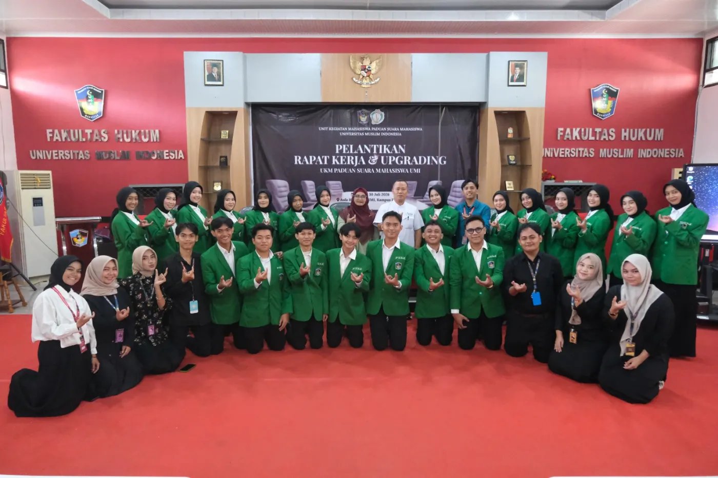Menjaga Harmoni Prestasi dan Akademik, UKM PSM UMI Gelar Pelantikan dan Rapat Kerja