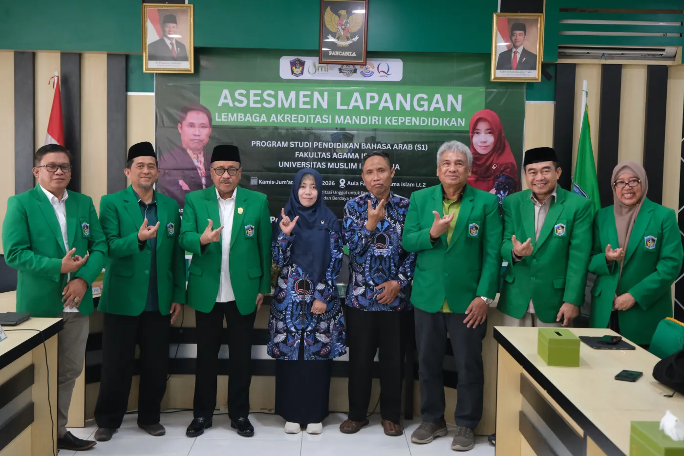 Prodi Pendidikan Bahasa Arab FAI UMI Jalani Asesmen Lapangan LAMDIK