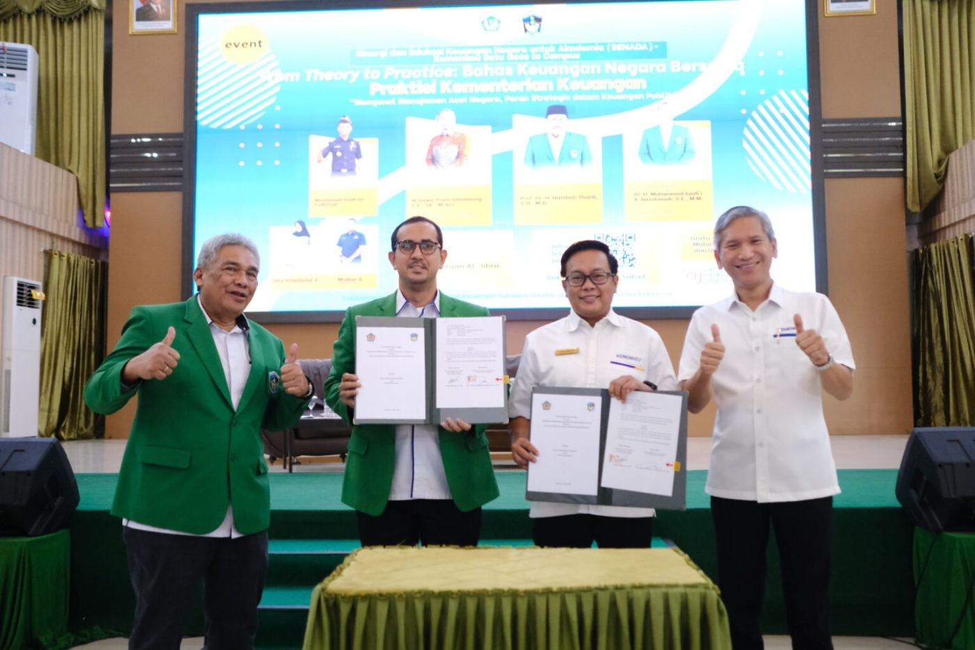 SENADA Kemenkeu Satu Goes to Campus, FEB UMI dan Kemenkeu Sulsel Sepakati Kerjasama